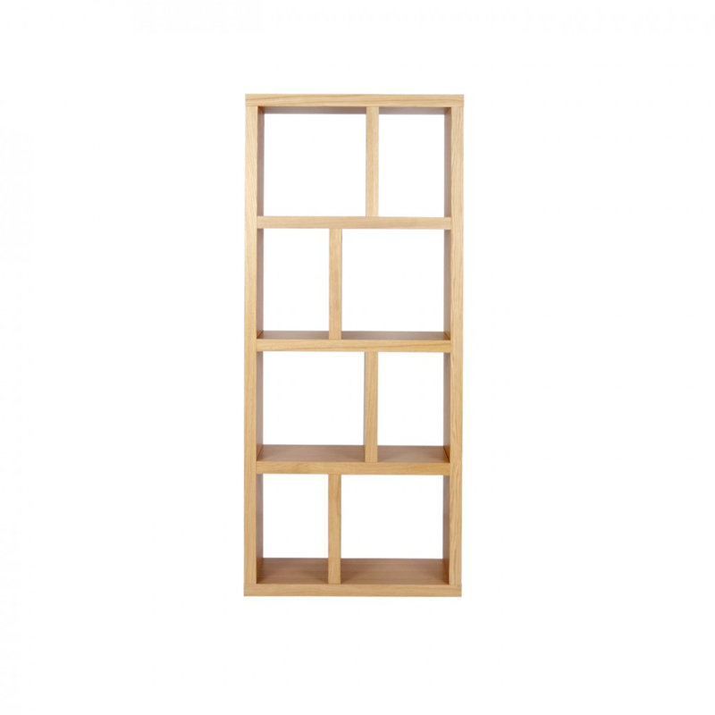 Sighfrith 159cm H x 70cm W Standard Bookcase, Oak