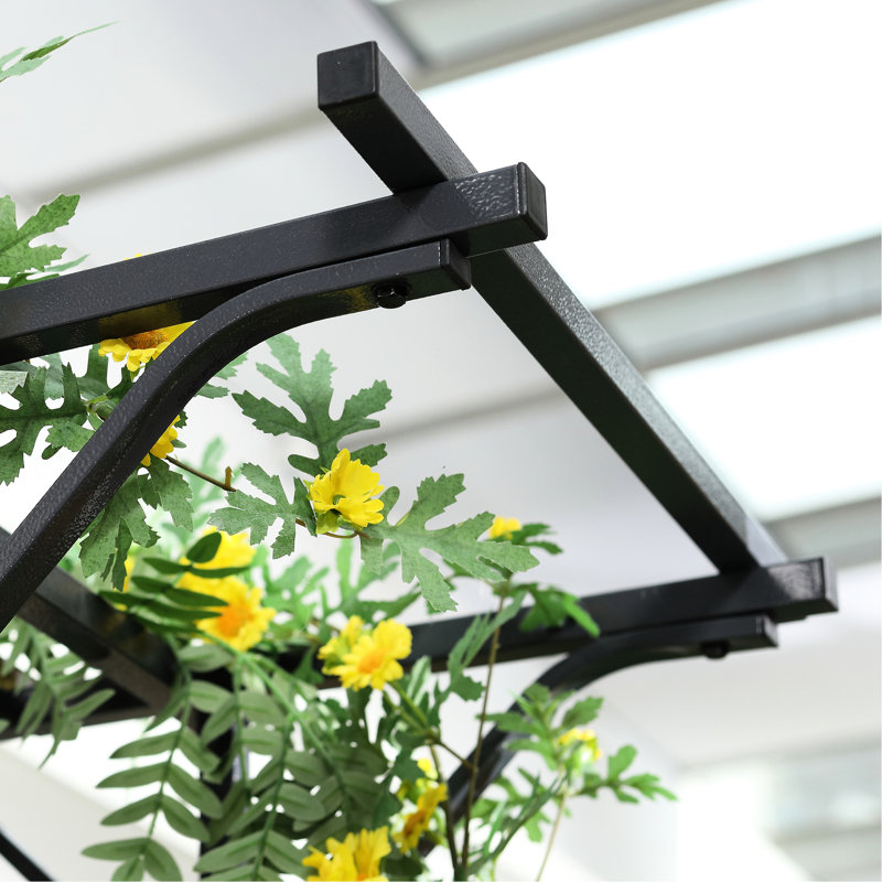 Treillis de jardin 82 po en métal - Construction et look fascinant pour les mariages