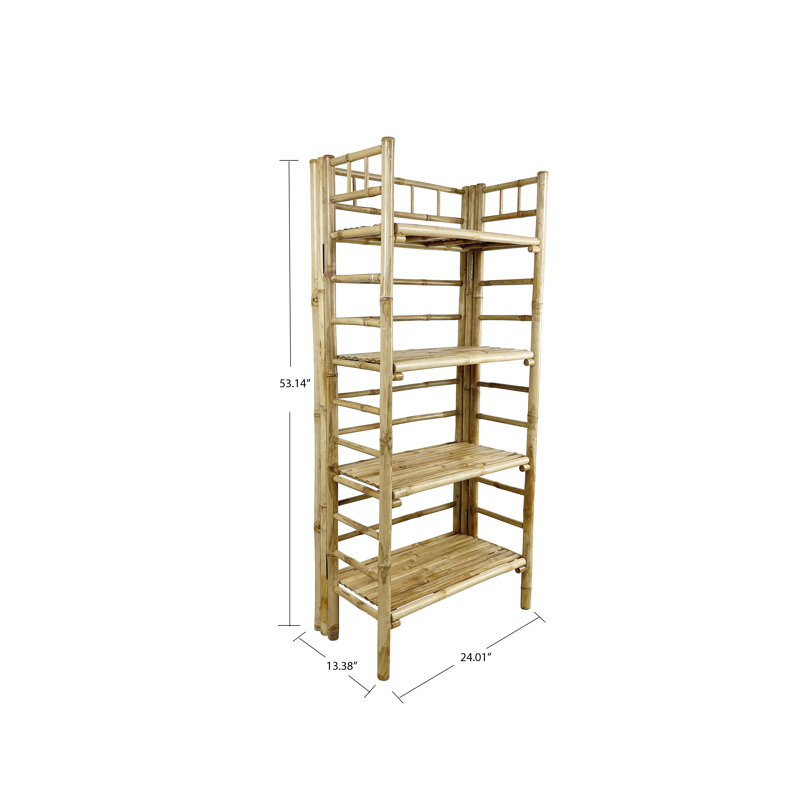 Adell Bookcase, (4 Shelves) 53" H x 24" W x 13.5" D