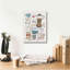 «Red Coffee Barrel I V2 Gingham» par Courtney Prahl, art mural sur toile-972044719