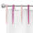 Voile  Muti Colors Tie Tab Curtain Pair-538004854-538004849