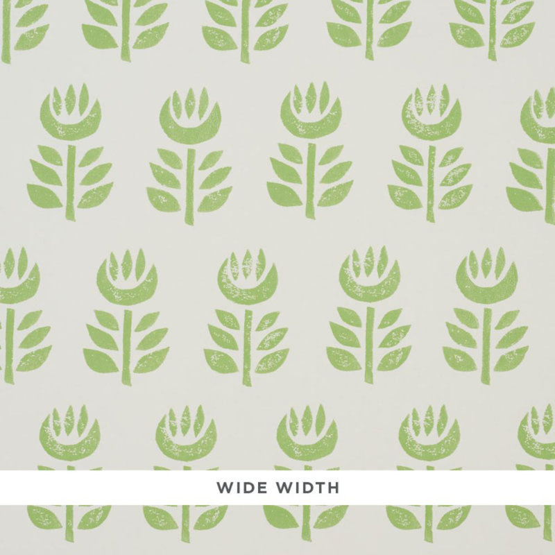 Rosenborg Wallpaper, Green