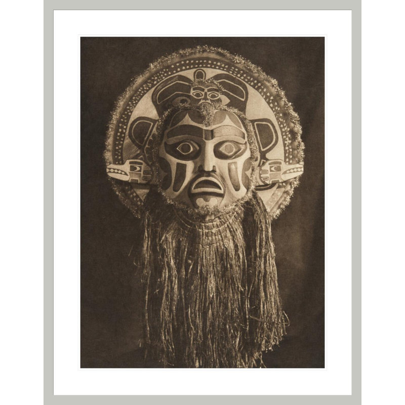 Masque dansant - Nootka (The North American Indian v. X. Cambridge, MA: The University Press 1916) par Edward Sheriff Curtis - impression giclée encadrée