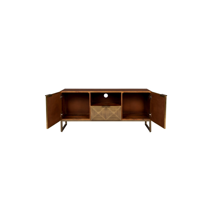 Art Deco 53'' W Solid Wood Sideboard