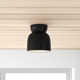 Mira Single Light Ceramic LED Semi Flush Mount
