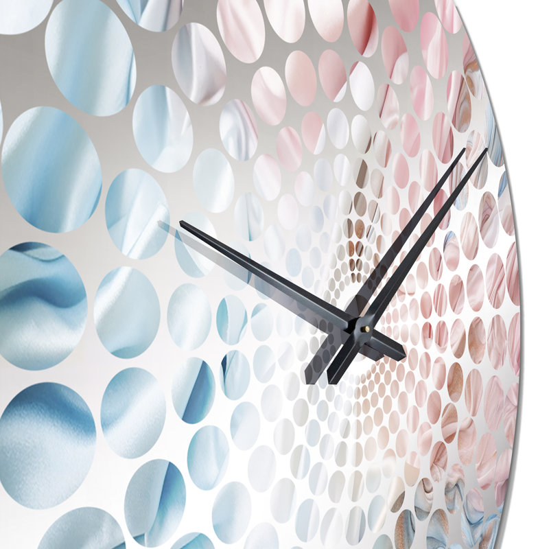 Sivanus - Abstract Marble Wall Clock, Medium