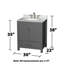 Sheffield 30" Single Bathroom Vanity Set with Mirror-97620080