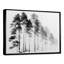 «Black and White Tall Pine Tree Forest», reproduction d'art sur toile-1384428757-1384428759-1384428763