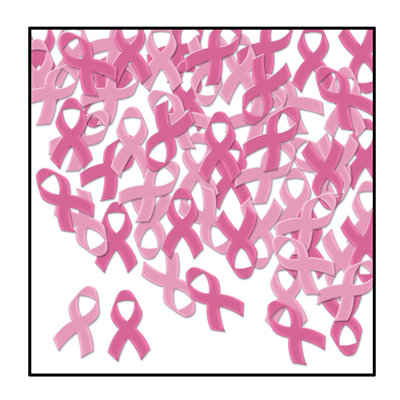 Fanci-Fetti Pink Ribbons - Pack of 12