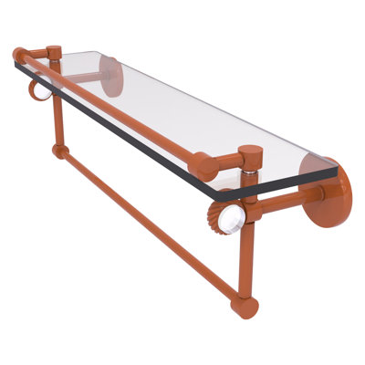 Tablette flottante avec barre à serviettes Clearview