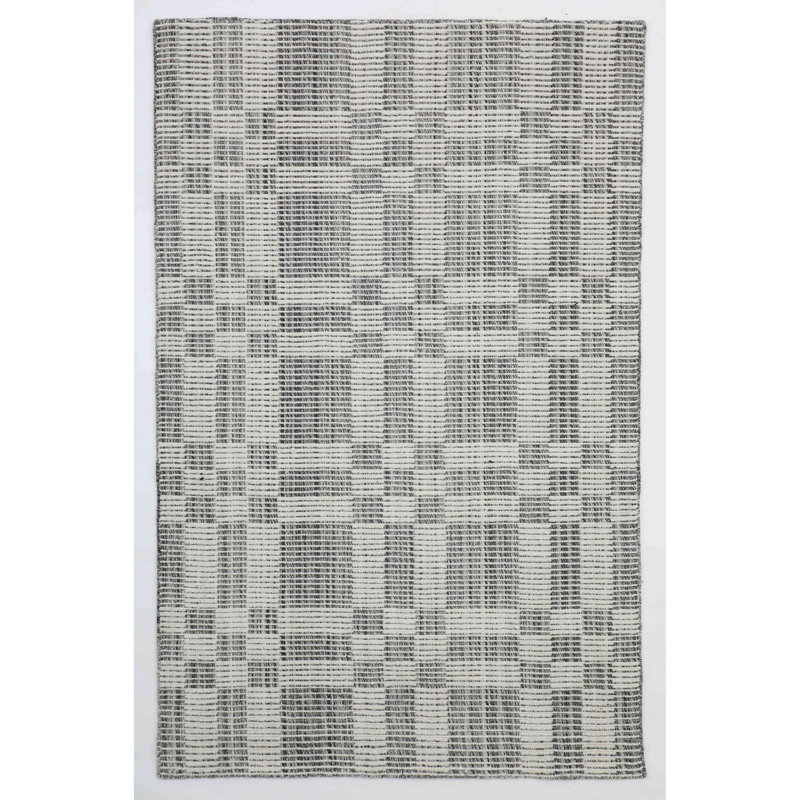 Easta Hand Loomed Wool Indoor Rug, Rectangle 3' x 5'