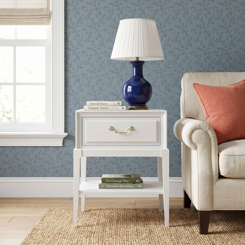 Alayna Solid Wood Top End Table with Storage