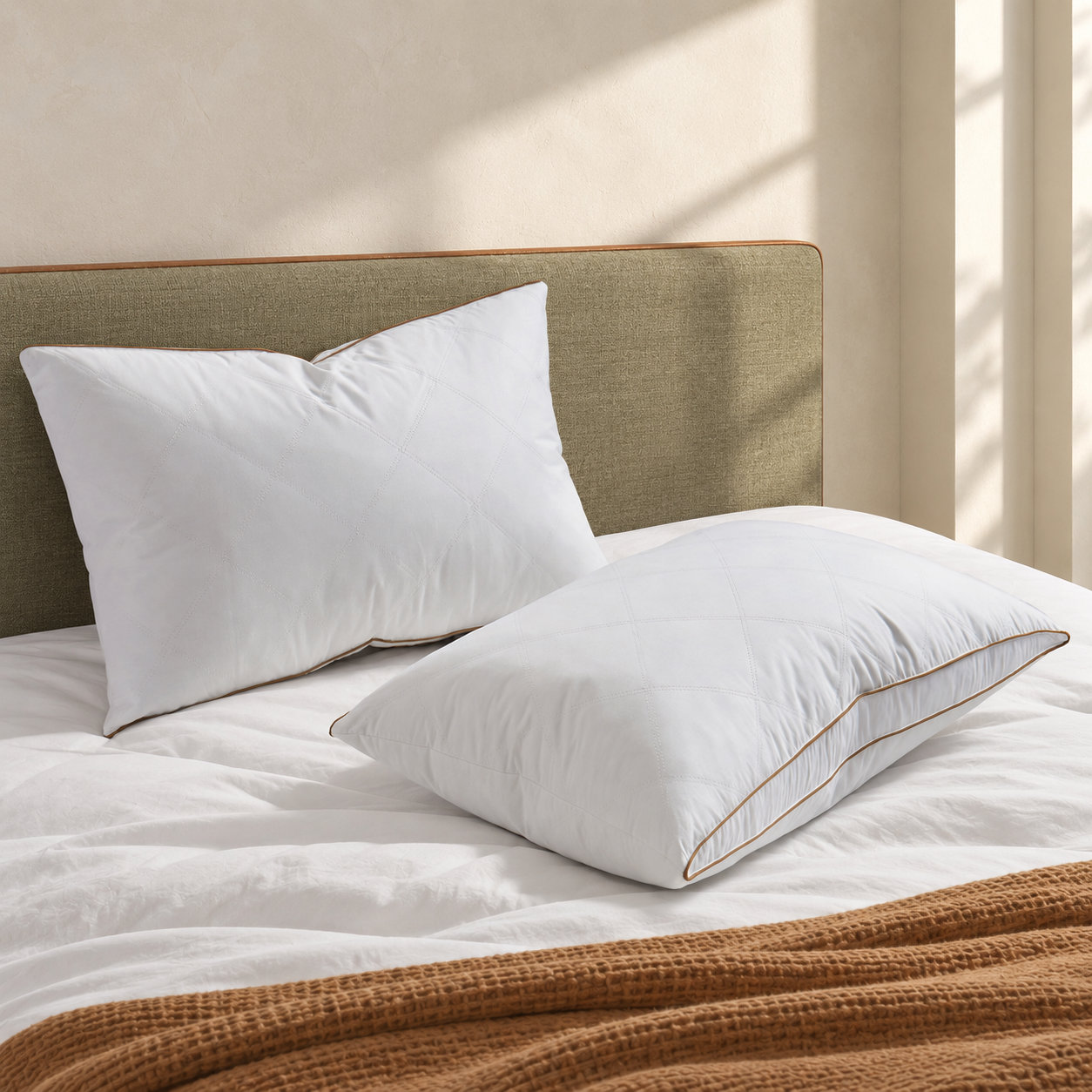 Firm Feather Pillow, Standard