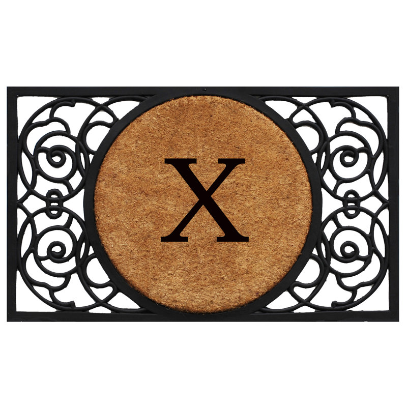 Cermenho Non-Slip Outdoor Doormat, X, Rectangle 18" x 30"