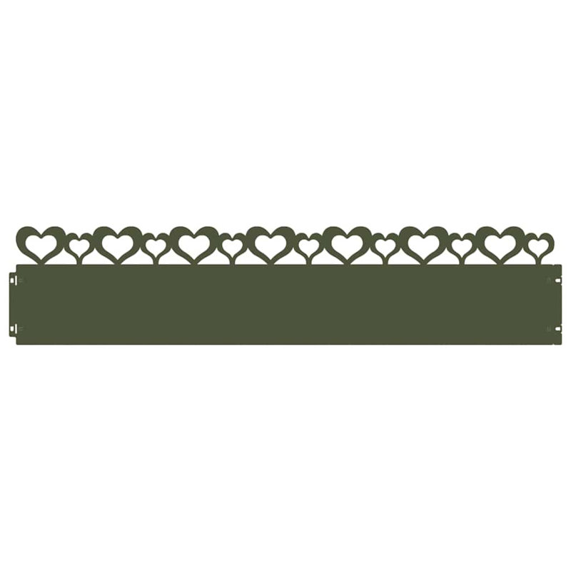 22cm H x 103cm W Steel Hardware, Olive Green