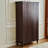Nut-brown Solid Wood+Glass Display Cases