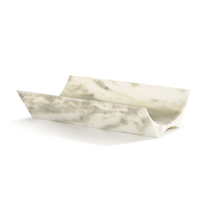 Marble Tray, White