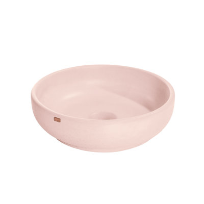 Fladd Round Concrete Vessel Sink