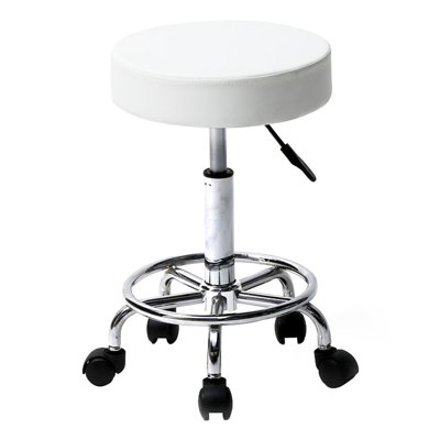 Adjustable Height Ergonomic Lab Stool Wheels