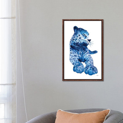 Lovely Leopard by Kelsey McNatt - Floater Frame Gallery-Wrapped Canvas Giclée on Canvas