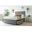 Busard Upholstered Divan Bed with Mattress-640138817