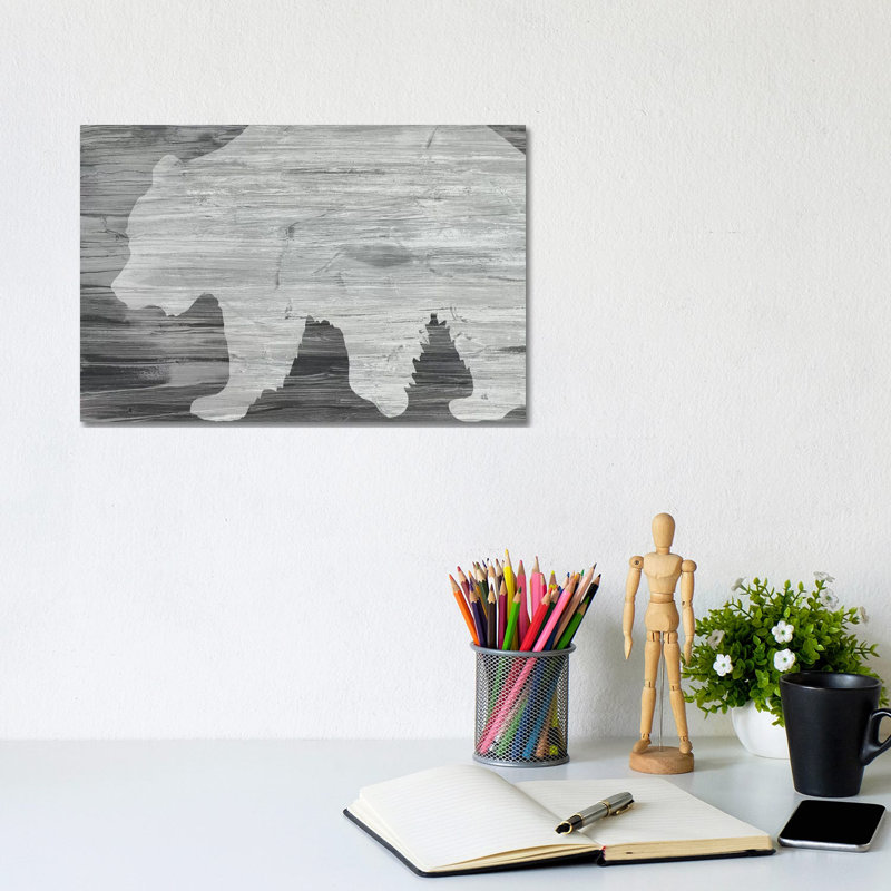 Vintage Plains Animals by June Erica Vess - Wrapped Canvas Gallery-Wrapped Canvas Giclée, 20.32cm H x 20.32cm W