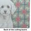 Planche à découper en verre Toy Poodle