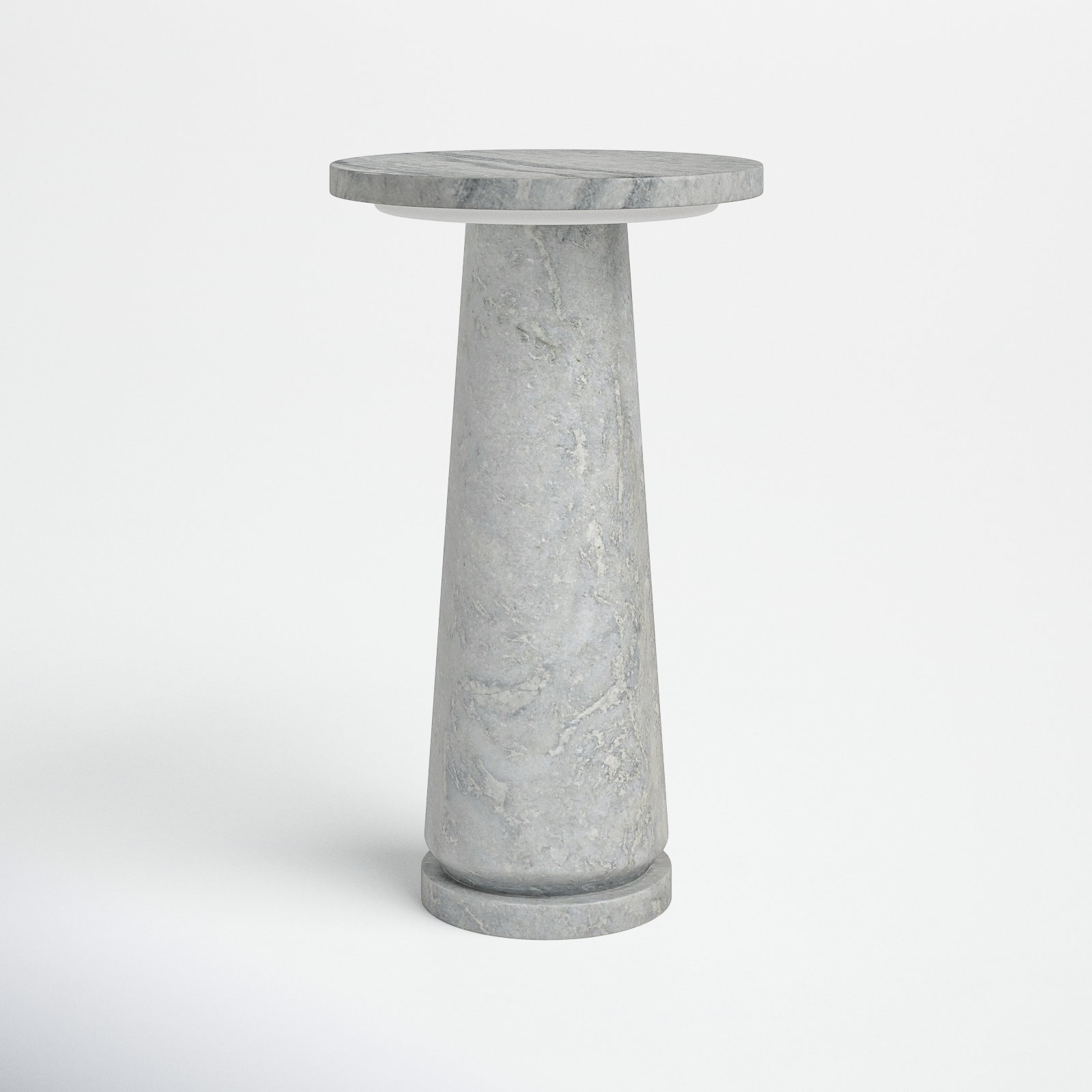 Daktari End Table, Light Gray