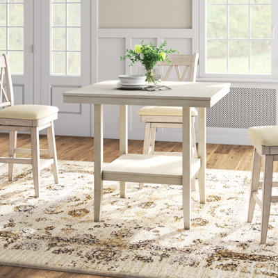 Alyjah Solid Wood Base Dining Table