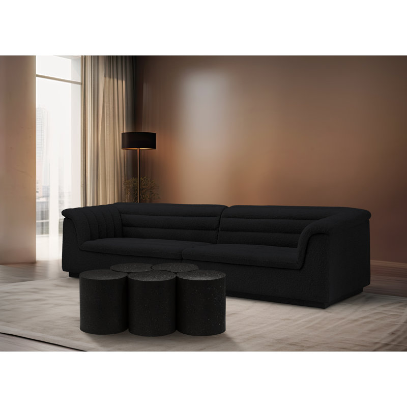 Ensemble de 5 tables de groupage Hylie, Noir