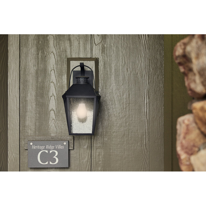 Lanterne murale d'extérieur 1 lumière Cappiello, H 11,5 po x l 6 x P 7 po