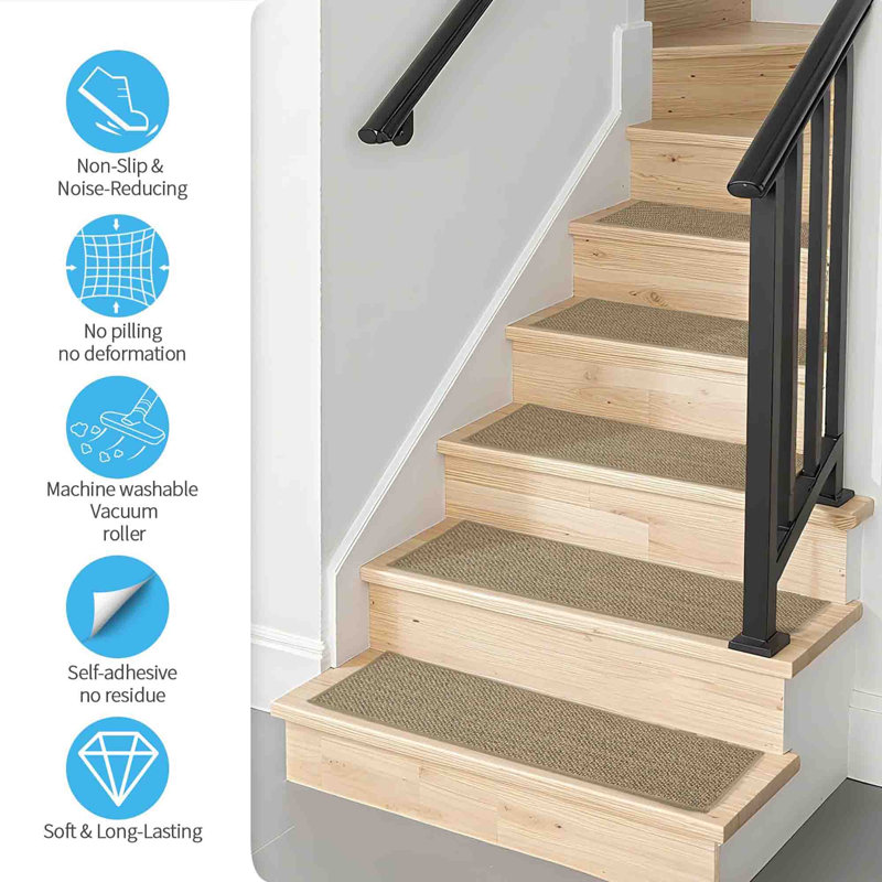 Non-Slip Stair Tread, Beige