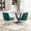 Chaise d'appoint rembourrée en velours Elian-293064305
