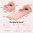 Foldable Toddler Couch, 2-in-1 Comfy Toddler Chair & Lounger for Reading, Playroom, Kids Couch Sofa for Birthday Gift, Blush Rainbow