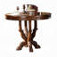 Ensemble de table ronde 5 pièces Alula