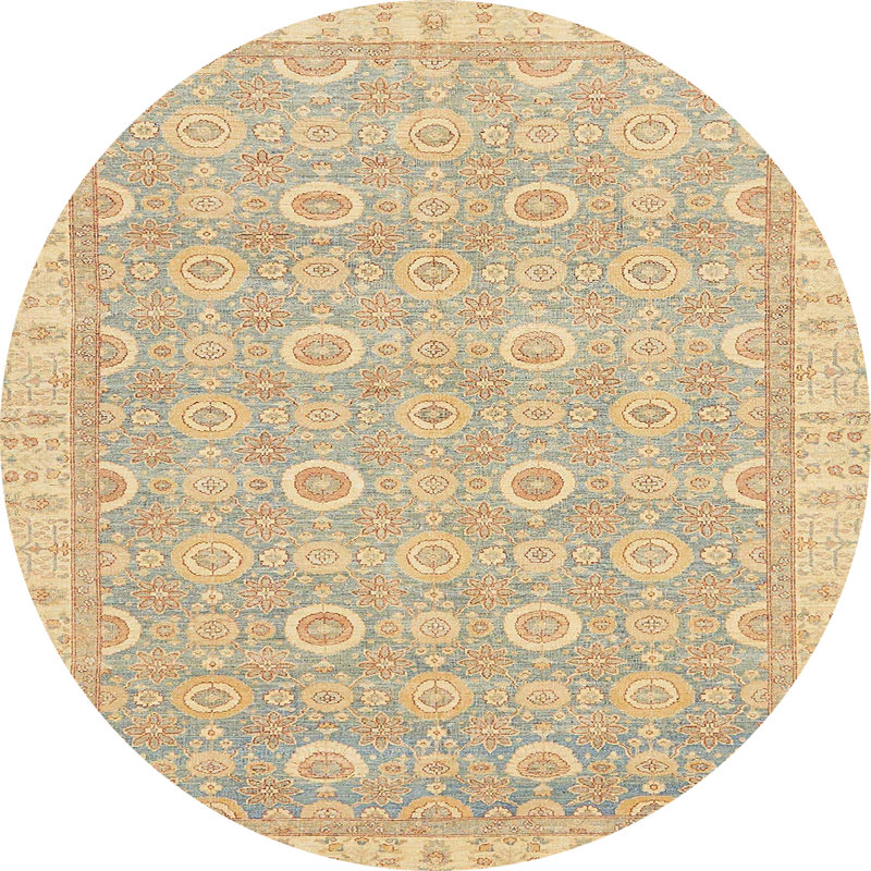 Tapis abstrait moderne 710, Rond 6 pi