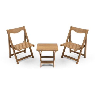 Outdoor Bistro Comprised Of Hips With 2 Chairs And Rectangular Table, For Patio Table Chair Design