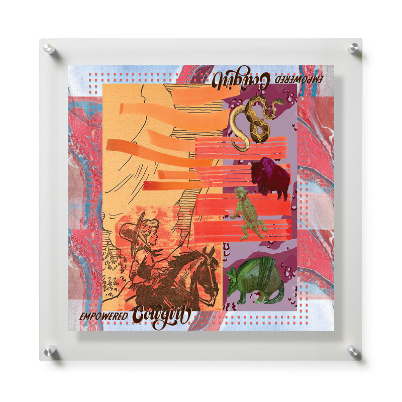 Vallée des vents chauds par Ellie Gilchrist, H 32 po x l 32 po, Framed Print without Mat