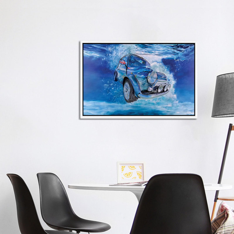 Mini 2 by Marcello Petisci - Print on Canvas, 101.6 cm H x 66.04 cm W, White Framed