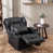 Black Faux Leather selected