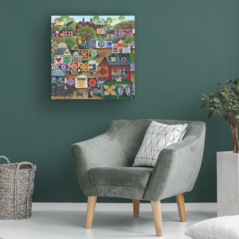 Art sur toile, "Cheryl Bartley", H 14 po x l 14 po