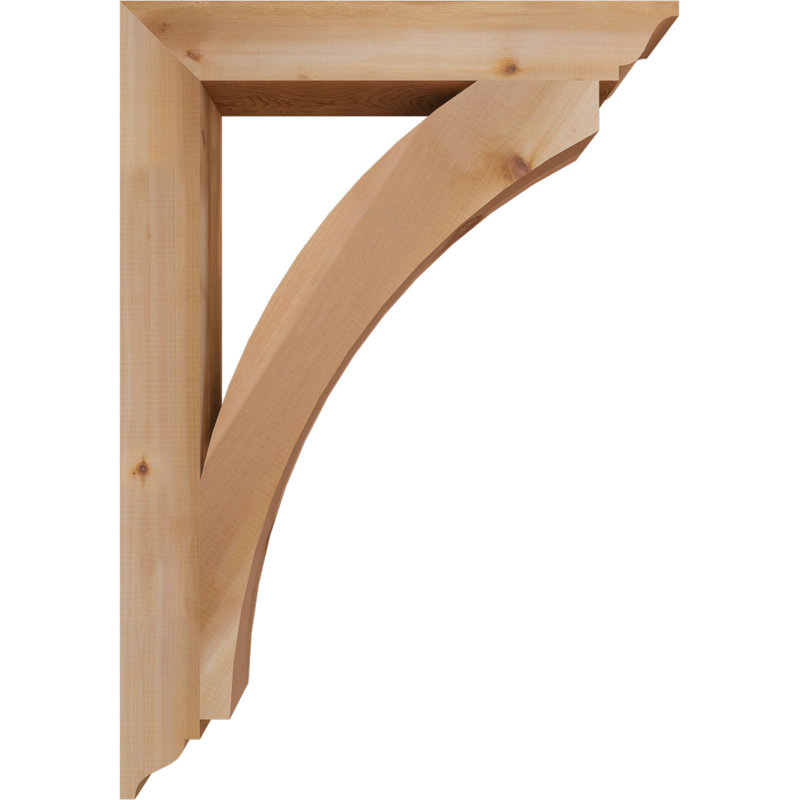 Support traditionnel Thorton, H 40 po x l 3,5 po x P 28 po, Cèdre rouge de l'Ouest (lisse)