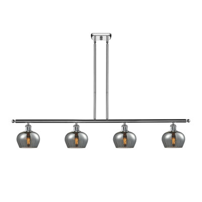 Luminaire suspendu pour îlot de cuisine 4 lumières Calton