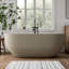 Baignoire de trempage extérieure autoportante en béton 63 po x 31 po Terrazzo-119728009