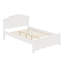 Lit plateforme avec tête de lit pour chambre à coucher moderne
