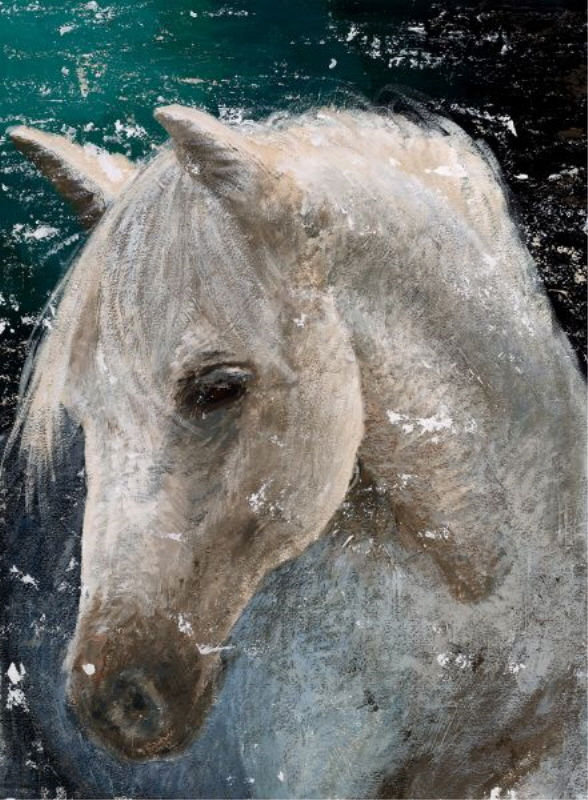 Horse Print by Sara Brown, Outdoor, 54" H x 40" W