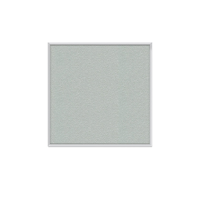 Babillard mural en vinyle Ghent, Argent, H 48,5 po x l 48,5 po x P 0,58 po