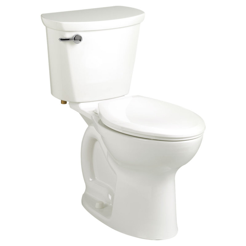 American Standard Cadet 1.6 Gallons GPF Round Comfort Height Floor Mounted Kit (Seat Not Included), Linen