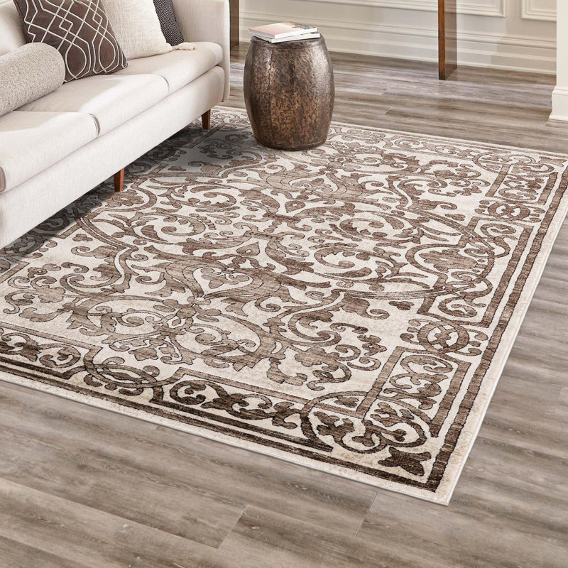 Alexzandar Ikat Indoor Rug, Rectangle 9' x 12'