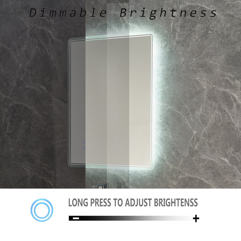 Demitria Rectangle Mirror, 50 cm H x 70 cm W